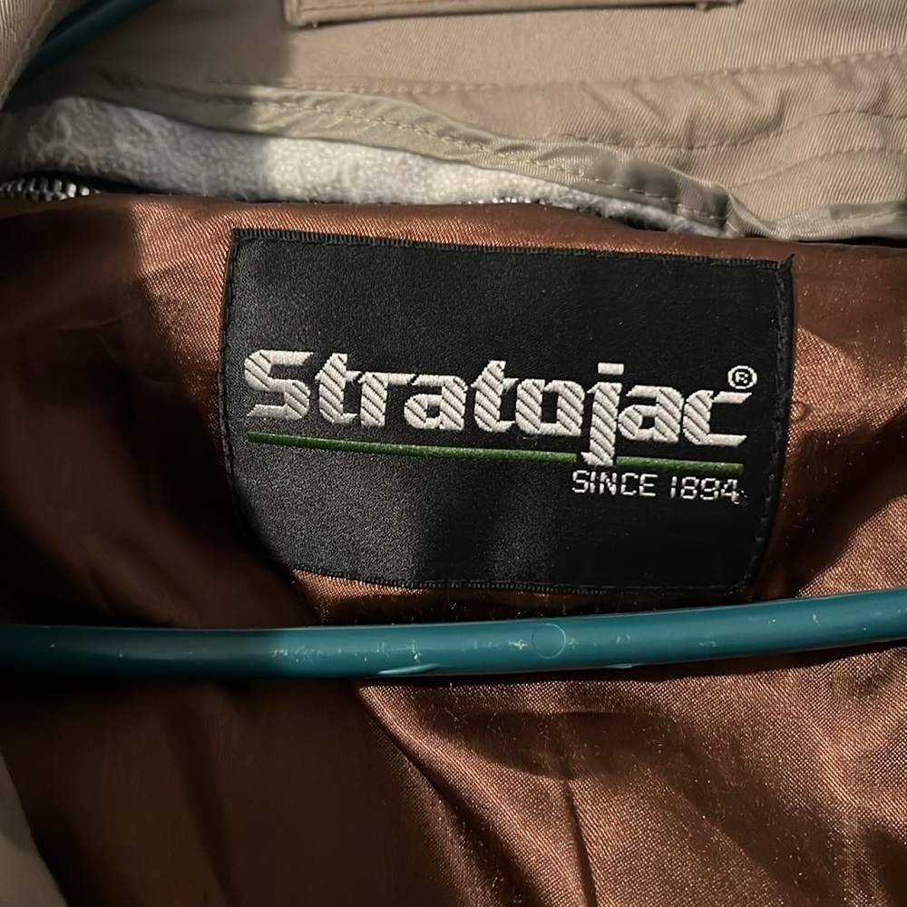 Stratojak Men’s Zipout Liner Trench Coat Size 46 X Long - Picture 2 of 12